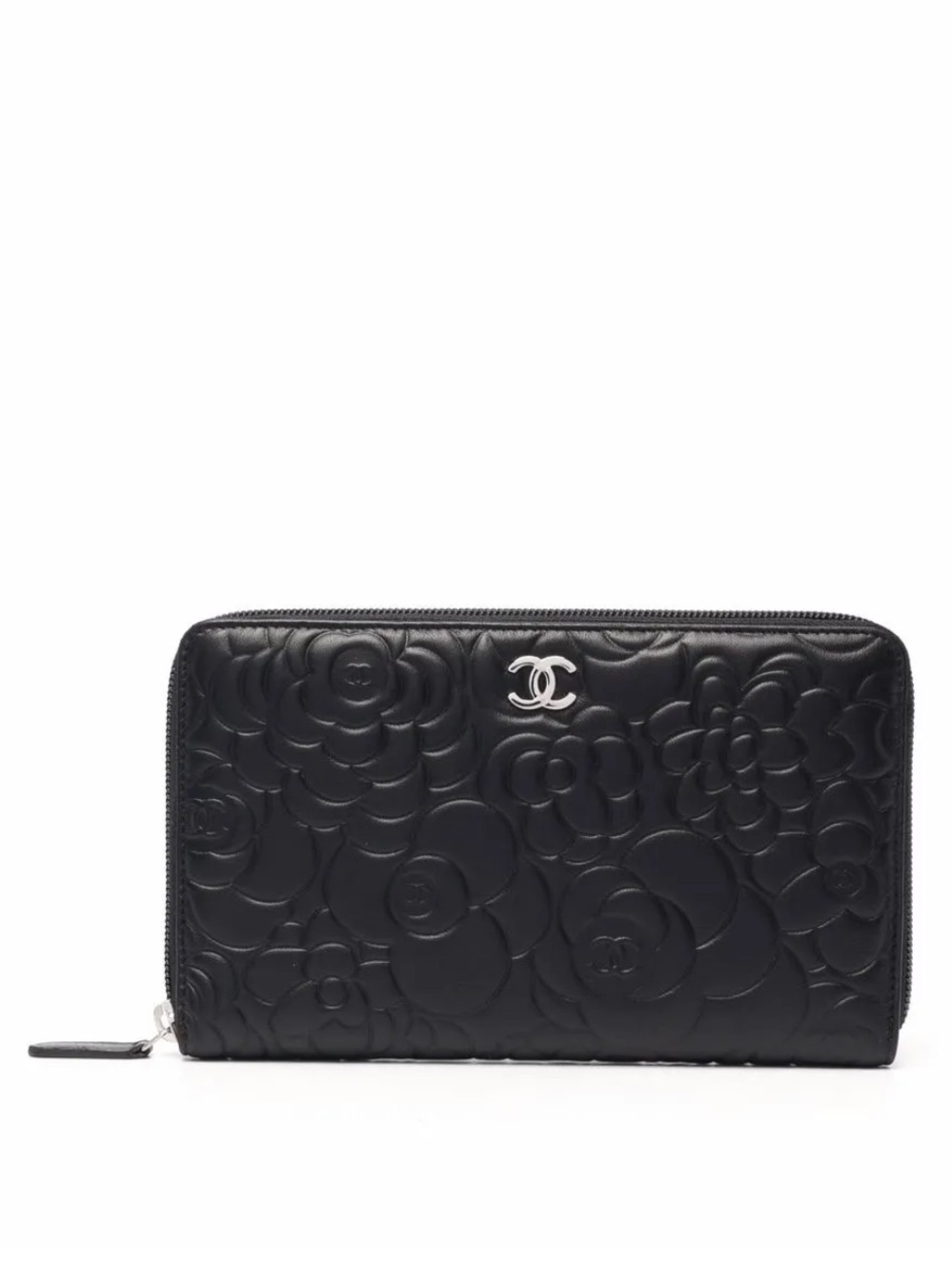 Chanel CC Camélia Floral Zip-Around Wallet